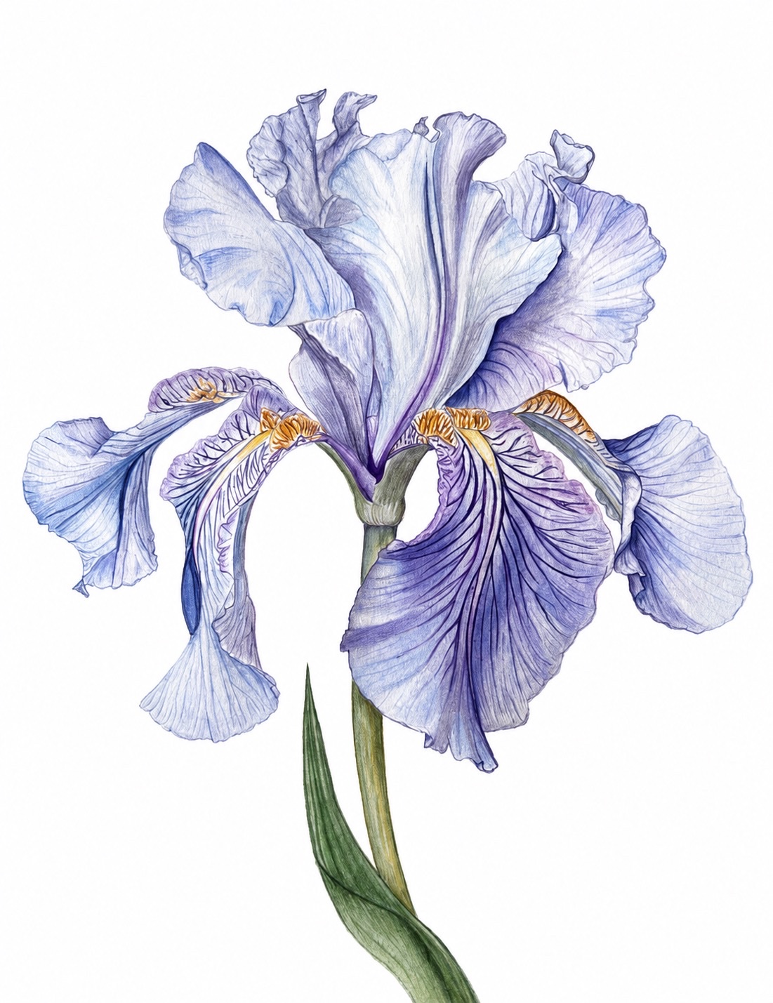 Botanical commission — iris