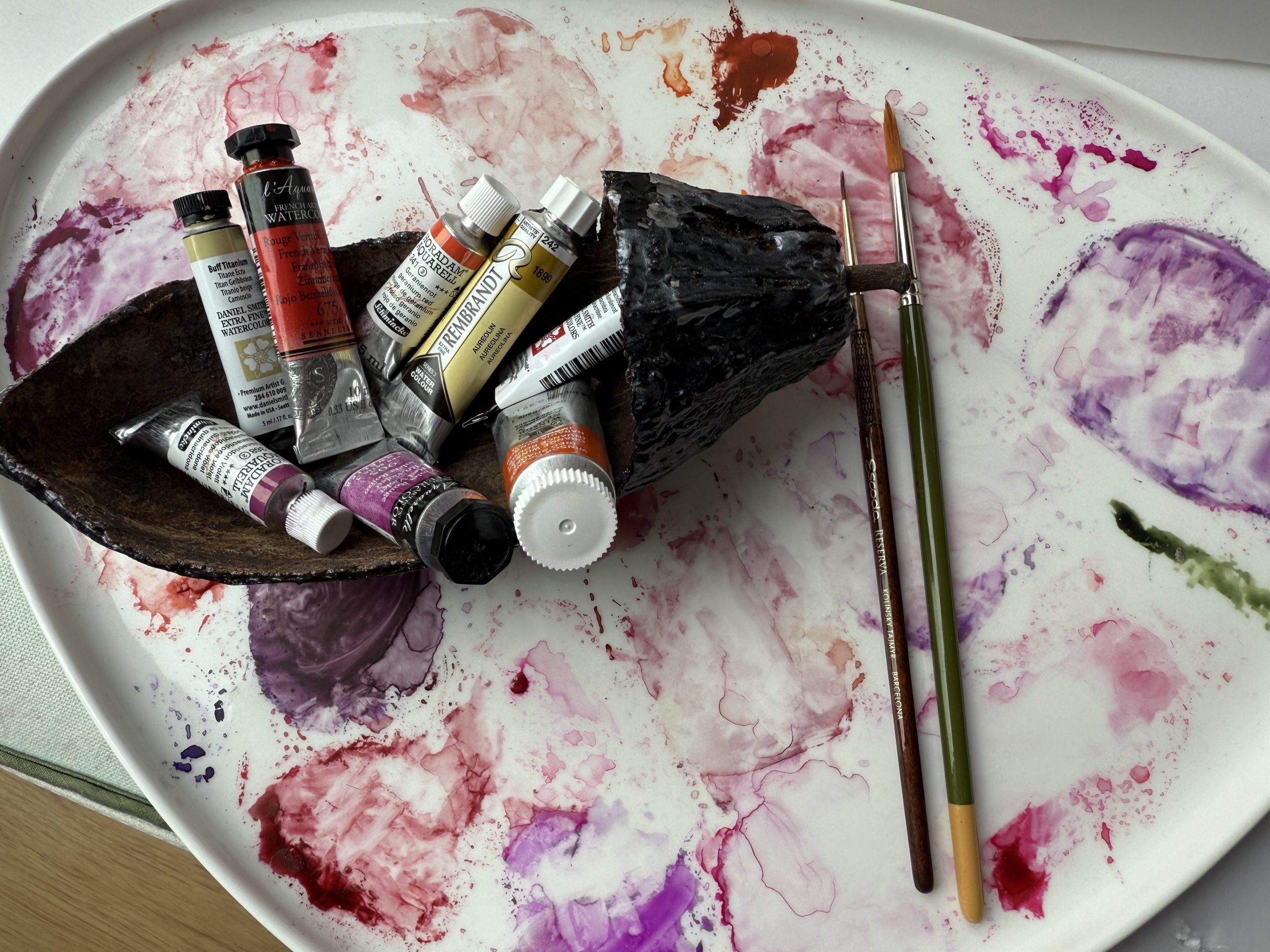 Watercolour supplies
